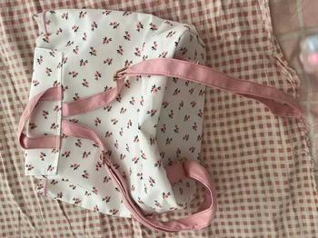 Product Review of BuzzBag - Tas bahu ins kanvas bunga lucu tas sekolah wanita berkapasitas besar korea import fashion kuliah tas ransel laptop backpack tas sekolah wanita backpack lucu korea tas korean style tas sekolah muat banyak tas ransel wanita lucu from u**5 3