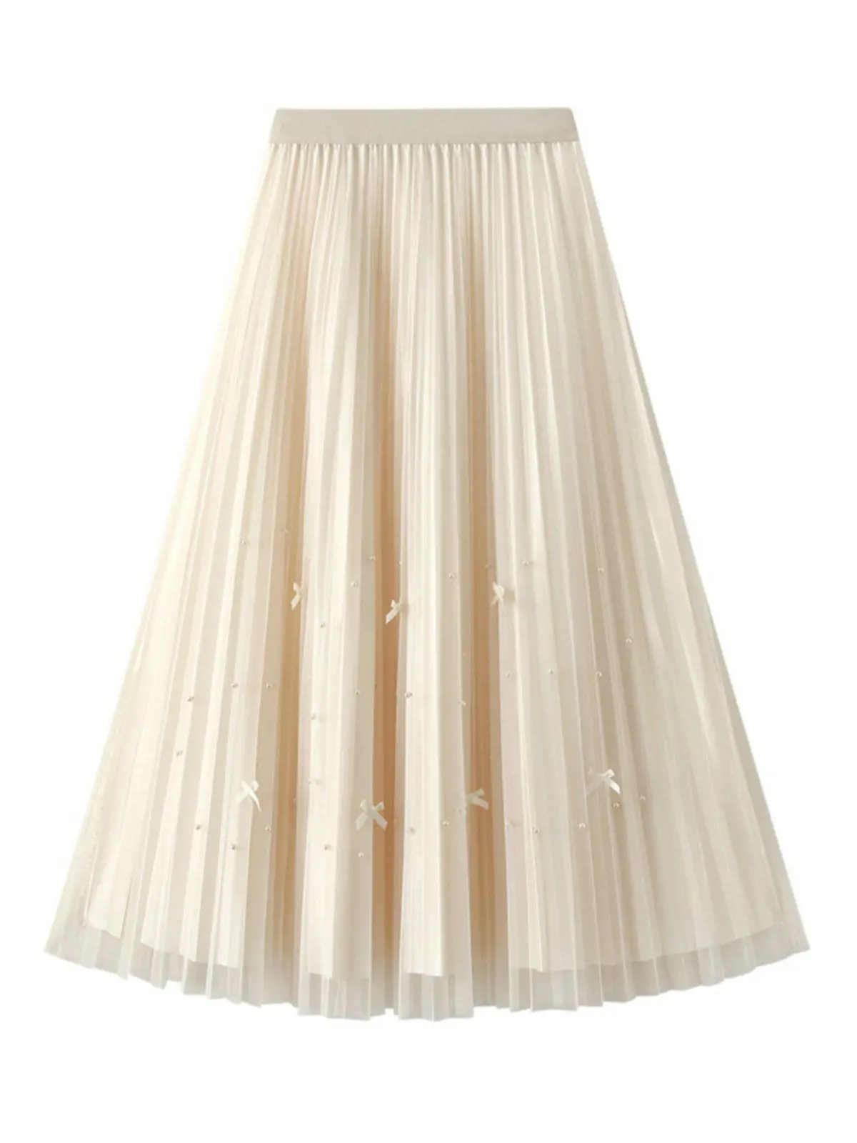 Shenel Rok Tutu Pita Kombi Mutiara Midi 6607 Maxi 6608 Timbal Balik Bisa 2 Model Rok Tutu Mutiara Dalaman Shimmer Sangat Panjang dan Rok Tutu Polos Rok Pesta 2 Lapis Bawahan Wanita  Tebal 7/8 Kebaya Mini z