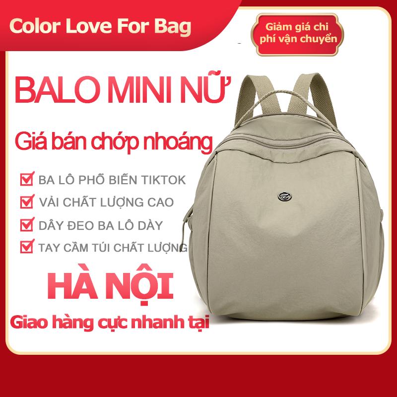 Bán Chạy ở Việt Nam Ba Lô Mini, Chất Liệu Taslon, Thiết Kế Bụng, Phù Hợp Với NHIỀU HƠN, 6 Màu Có Sẵn, Nhẹ Và Không Thấm Nước, Phong Cách Hàn Quốc Dễ Thương, Unisex, Thích Hợp Cho Du Lịch Và Tập Gym