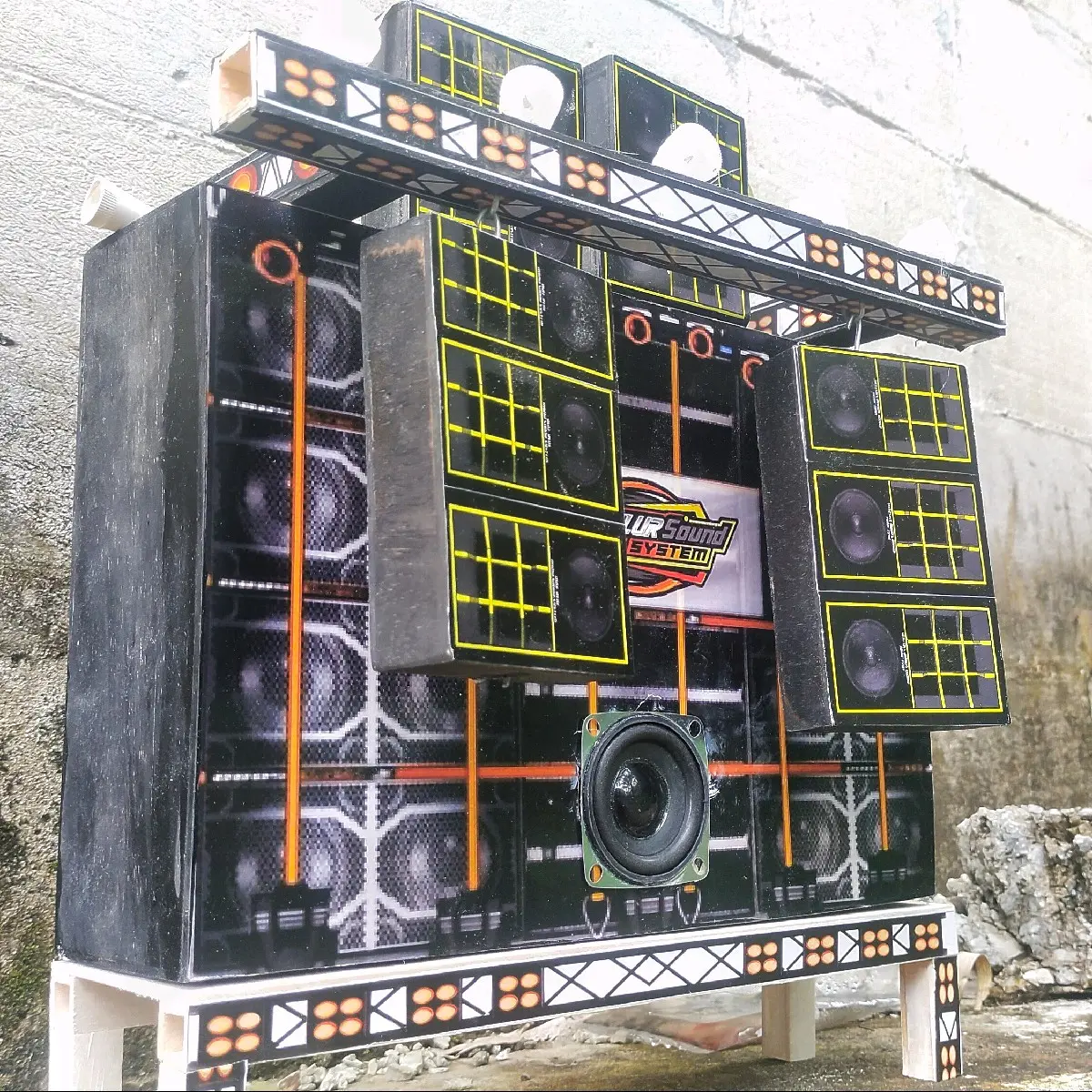 miniatur sound horeg full bass + lampu Dewasa