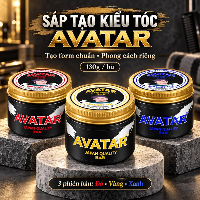 Sáp Tạo Kiểu Tóc Avatar – Giữ Nếp, Tạo Form, Phong Cách Nam Tính