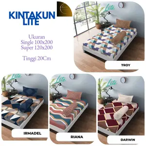 Sprei Kintakun Sprei 120X200 Sprei 100x200 T20 LITE/Sprei Kintakun 120x200/Sprei Kintakun 100x200 Single seprai motif terbaru sprei  ukuran  120×200