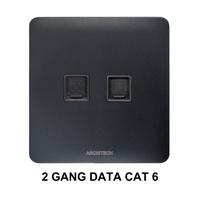 Gambar ARCHITECH INFINITY BLACK A63-2E02 Stop Kontak/JACK Data Cat6 -BLACK dari ARCHITECH INDONESIA Kota Administrasi Jakarta Utara 3 Tokopedia