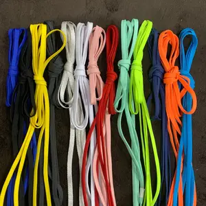 Tali Sepatu  pipih 1 padat bahan tebal lebar 4-5 mm cocok untuk sepatu Bola Futsal Sneakers