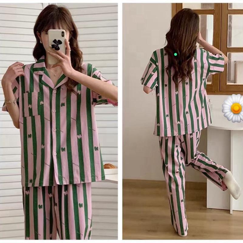 PIYAMA CP (Kode B) PREMIUM BAHAN KATUN PREMIUM | Setelan Piyama Celana Panjang Wanita | Piyama Motif lucu 1