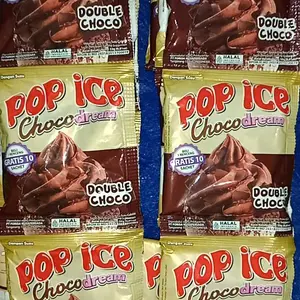 12pcs(Malt, latte, coconut) 20pcs(Double choco) Pop ice choco dream 1 renceng