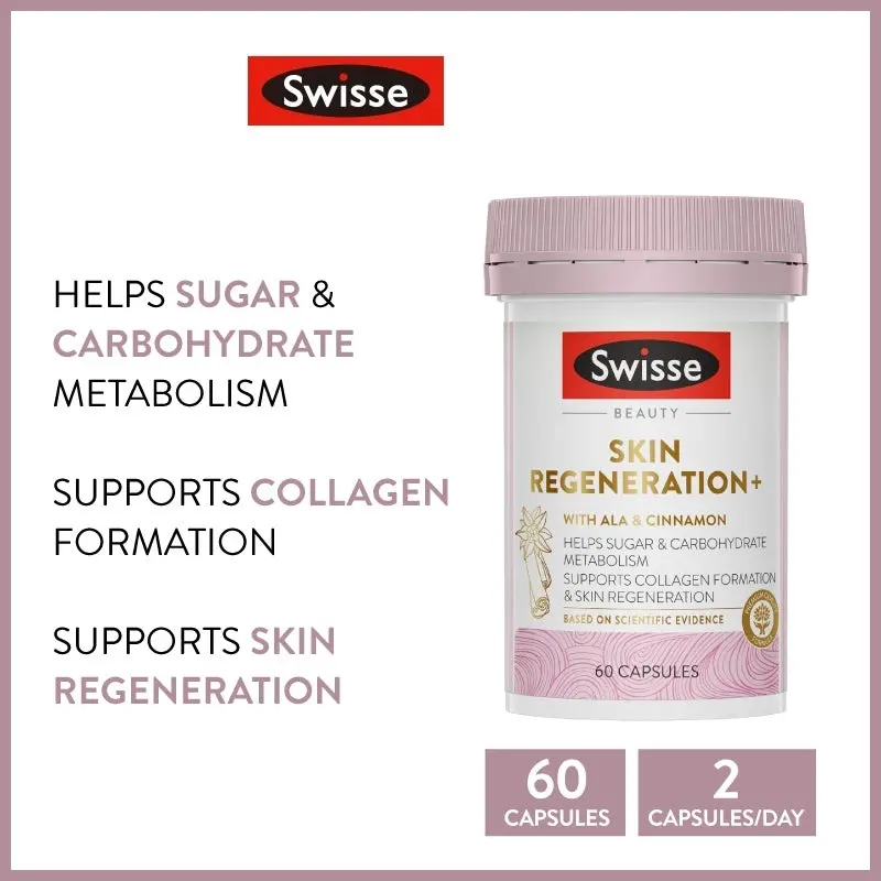 Swisse Beauty Skin Regeneration+ , 60 Capsules (Collagen Formation)