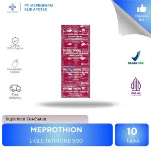 Meprothion 500 mg L-Glutathione  1 strip Mencerahkan (BEST SELLER)