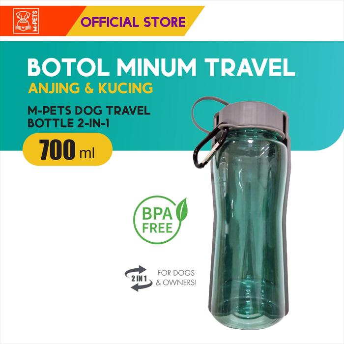 Gambar M-Pets Dog Travel Bottle 2 in 1 / Botol Minum Anjing Kucing dari M-Pets Volk Pets Indonesia Kota Tangerang Tokopedia
