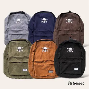 TAS RANSEL CORDUROY BACKPACK CORDUROY TAS SEKOLAH PRIA WANITA Ransel