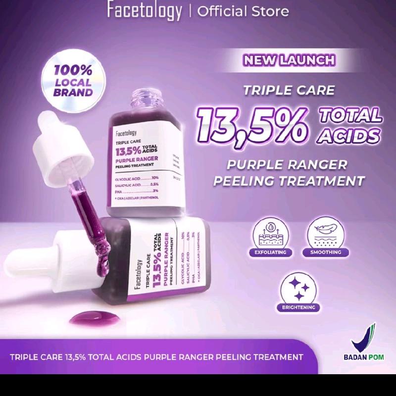Facetology-serum peeling treatment purple ranger 0