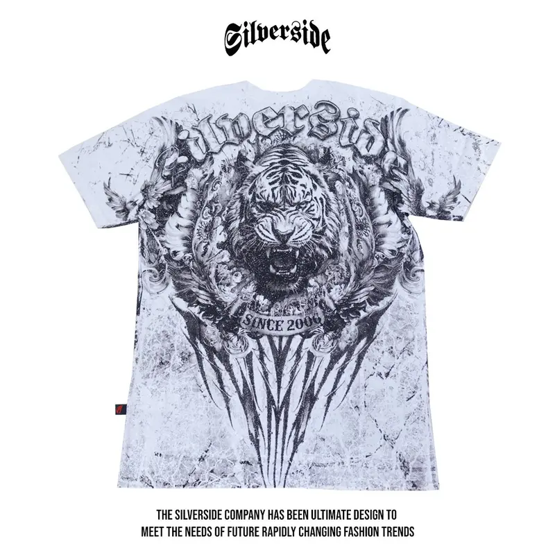 SILVERSIDE  ROLF  T-shirt / Kaos Distro Cowok/ Distro Cowok Combed Pria Fit Katun Keren Motif High Baju Nyaman 7