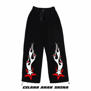 Celana Skena Gombrong Bintang Api Viral Unisex Anak Laki-laki / Perempuan Usia 2-14 Tahun Premium Distro Terlaris