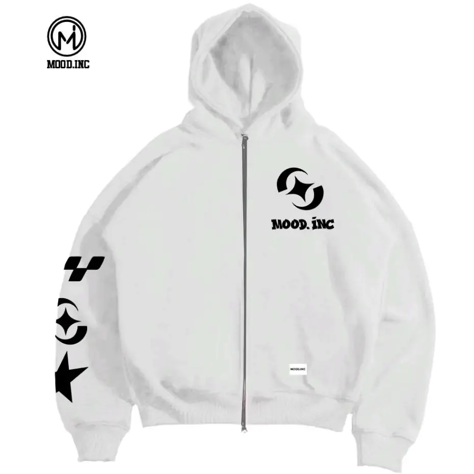 MOOD INC | SWEATER HOODIE BOXY OVERSIZE ZIPPER | JAYROCK Formal Nyaman Pria Wanita
