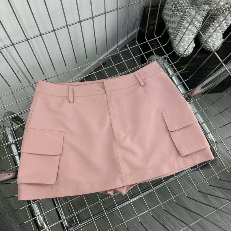  chân váy kaki chữ a túi ốp  chân váy kaki nữ có quần trong cùng chất 3 màu dễ phối đồ chất kaki gió đứng form có dây rút . 