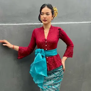 Lotuskebayabali | KEBAYA ANGGREK | Kebaya Kartini Bordir Wanita
