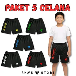 ISI 5 Celana Pendek Kolor Anak Usia 7-15 Tahun Boxer Murah Ei Fashion