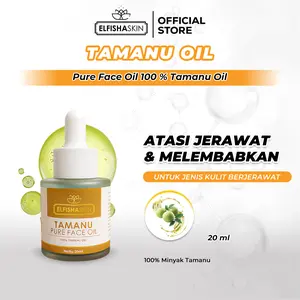 [COD] Elfisha Skin Tamanu Pure Face Oil Serum Jerawat & Bopeng 20ml (100% Pure Tamanu Oil) - Mempercepat Penyembuhan Jerawat & Perbaiki Tekstur Kulit Secara Alami