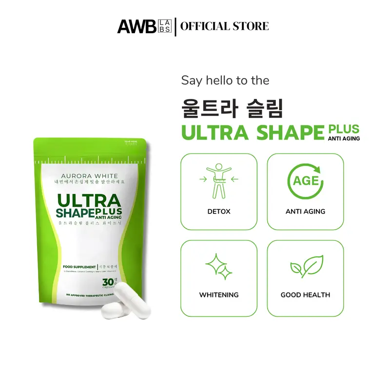 ultra white glutathione aurora white ULTRA White by Aurora White 60 capsules for Adult 650mg Supplement