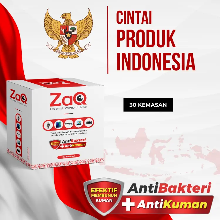 [Bukan Tissue See U] Tisu/Tissue ZAQ Pembersih Lensa Kamera Formula Anti Kuman dan Bakteri terbaik untuk berbagai jenis Camera