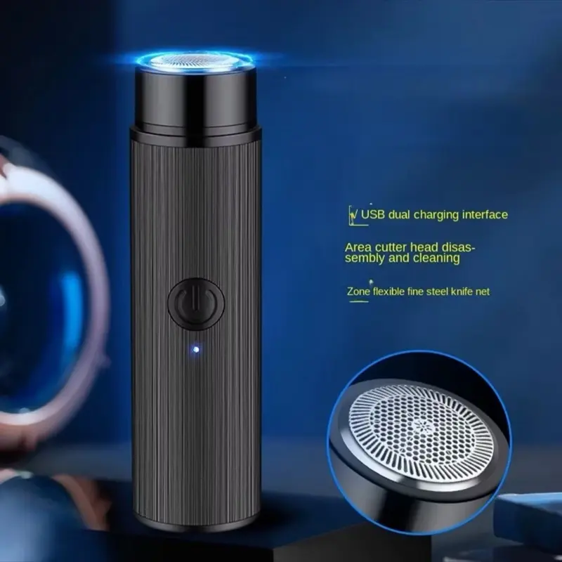 Mini Electric Shaver for Men Portable Electric Razor Beard Shaver USB Rechargeable Men's Shavers Razor
