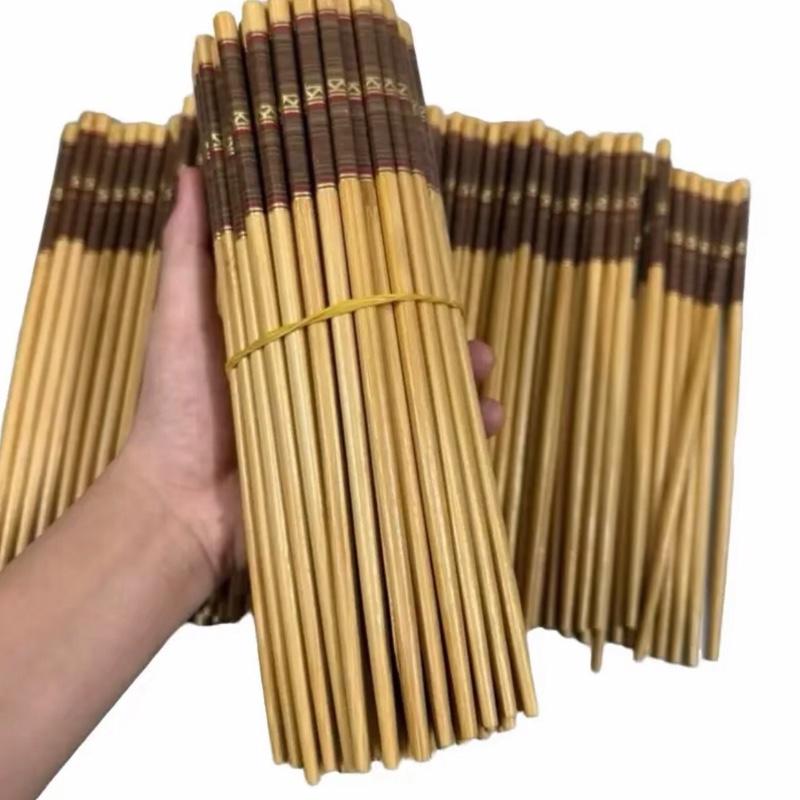 Combo 50 đôi đũa tre hàng cao cấp đẹp sáng bóng