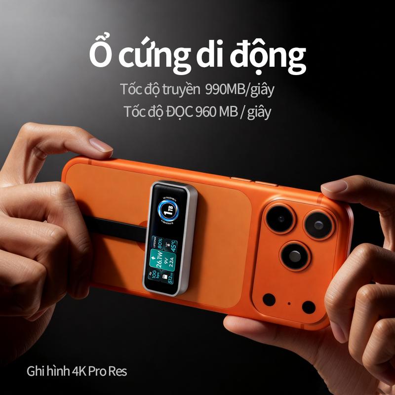 512G 1T Văn phòng kinh doanh Apple mở rộng lưu trữ mini di động ổ đĩa trạng thái rắn di động máy ảnh điện thoại di động ổ cứng di động
