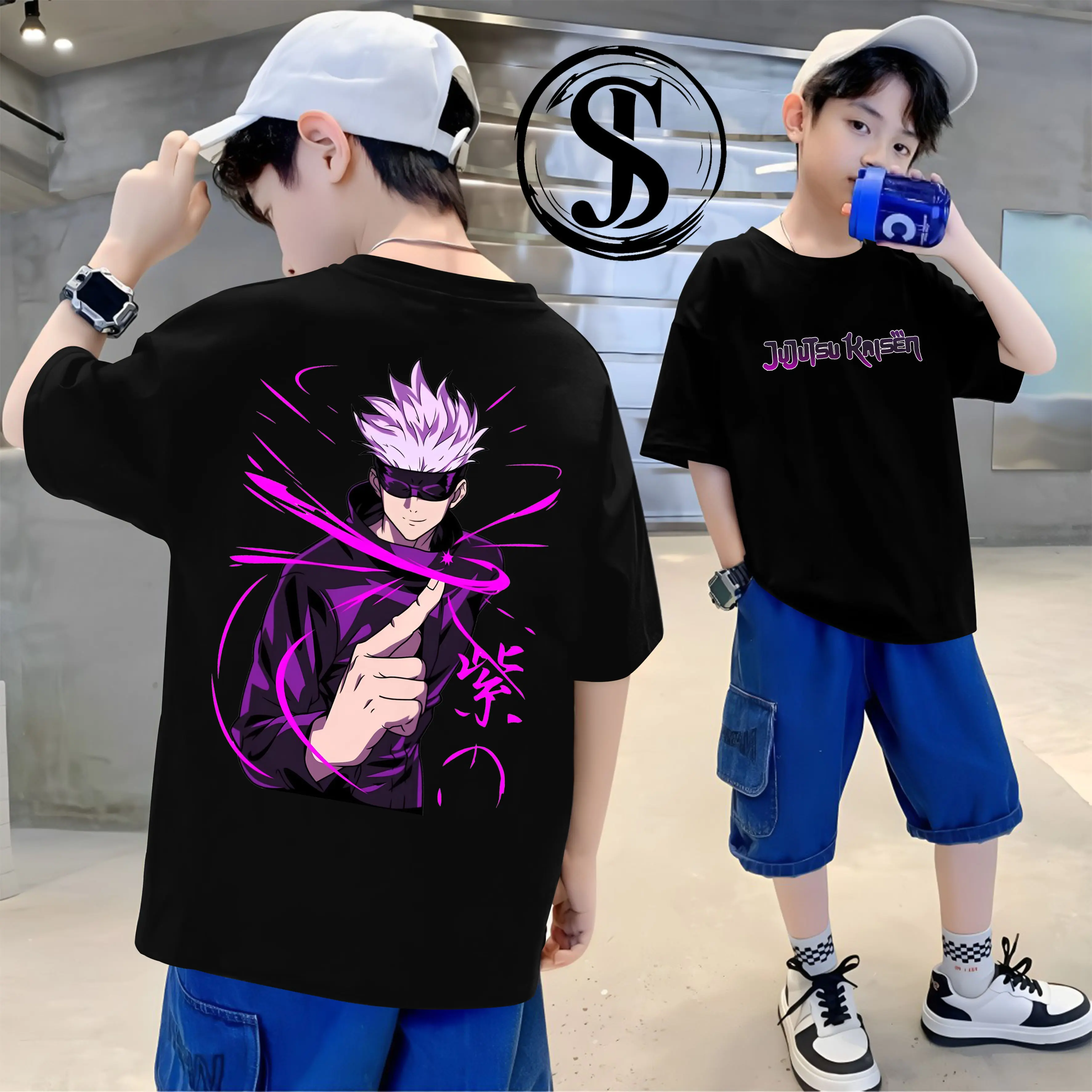 BAJU ANAK LAKI LAKI SIZE M,L,XL,XXL ATASAN ANAK PAKAIAN ANAK DISTRO KAOS ANAK PREMIUM BAJU ANAK ANAK TERLARIS ATASAN ANAK USIA 3-15 TAHUN JUJUTSU KAISEN STORE JUNIOR