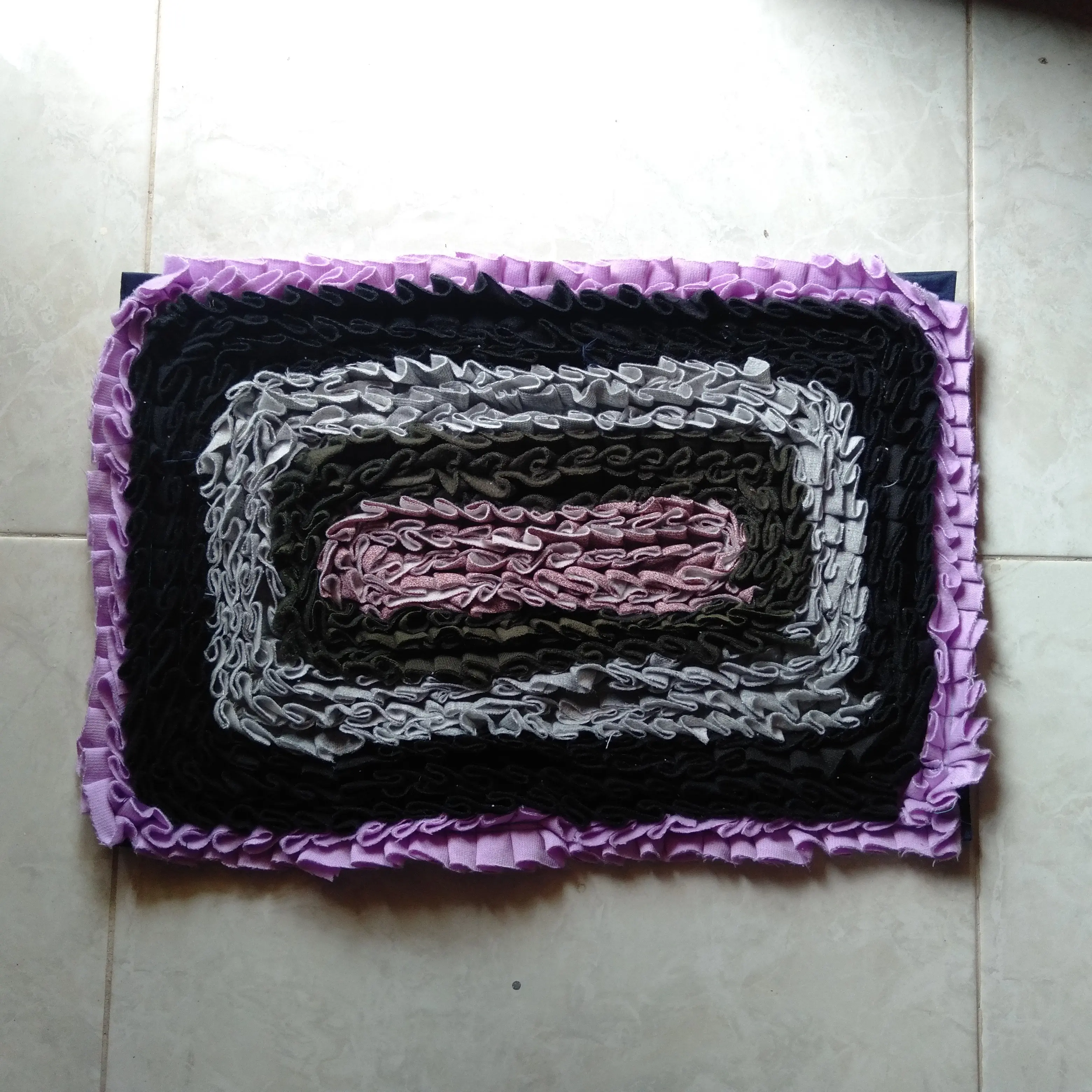 Keset Jambul Kain Tebal Motif Kotak Murah COD TERLARIS