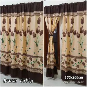 GORDEN SERUT PONI MOTIF BROWN TULIP 100x200cm
