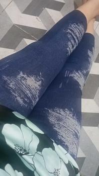 Product Review of Legging 7/8 ripped jeans/Legging fhashio/legging wanita Celana Nyaman from N**a 1