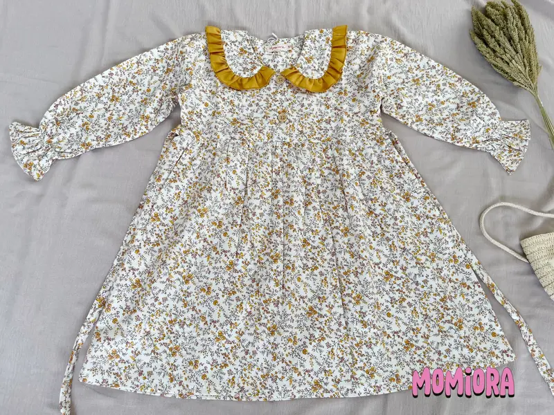 Dress Salma anak perempuan tunik usia 3-8 tahun katun jepang import 1