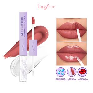 bayfree Long Lasting Liquid Lipstick with Clear Lip Gloss High Pigment and Shine Lip Stain Up to 12H Wear