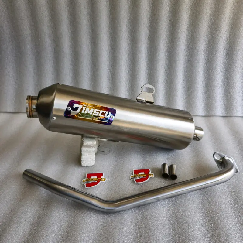 Knalpot Standar Racing JIMSCO Original Pipa 26-28mm Nmax Aerox PXC Vario Beat Mio X ride Lexi Genio copy cms Motor Mesin Motorcycle Pangkon Tabung 3
