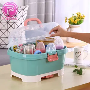 Pine&Oak Rak Pengering Botol Bayi Anak Multifungsi & Nyaman Steril Alat Makan Bayi Penyimpanan Rapi untuk Ibu