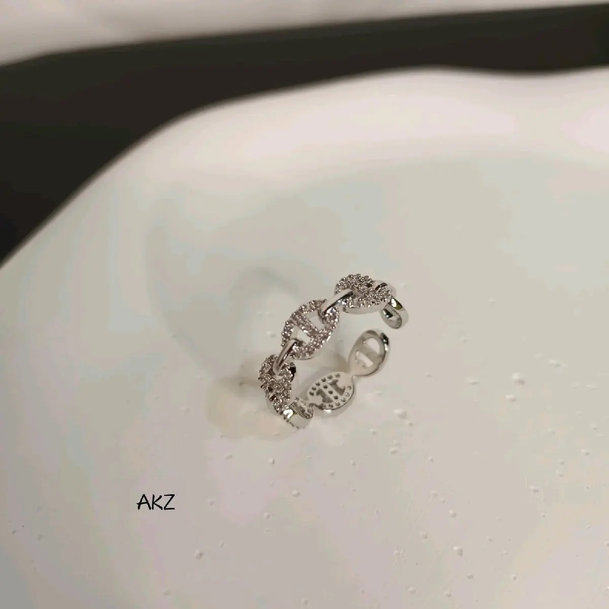 Ak Zior - Ayyara - Cincin Wanita Fashion Simple Keren Casual Dewasa Anti Karat