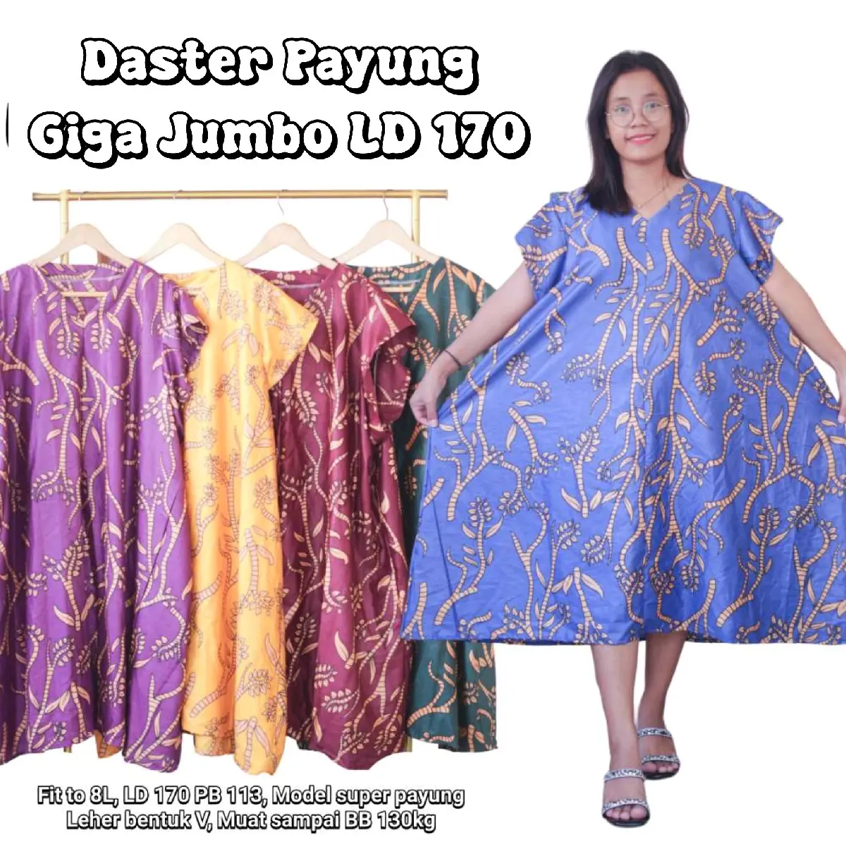 Daster Payung Nagita Jumbo LD 170 / Daster Super Payung BB 130kg