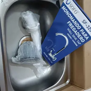 Bak cuci piring 1lubang 50cm X 40cm material stainless steel anti karat Wastapel cuci piring Kitchen sink stainless steel