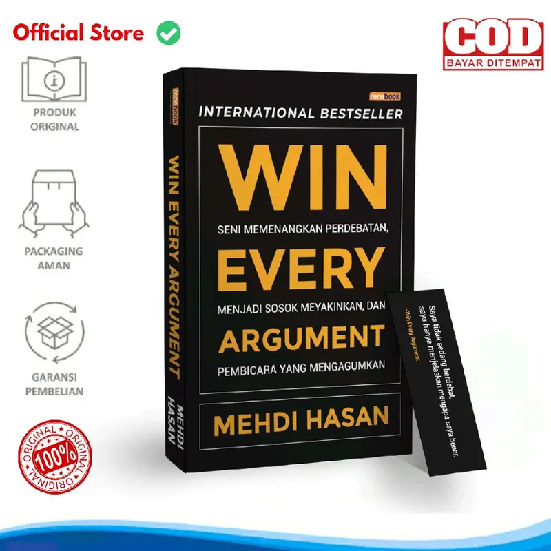 Original Buku Win Every Argument Seni Memenangkan Perdebatan Menjadi Sosok Meyakinkan dan Pembicara yang Mengagumkan 0