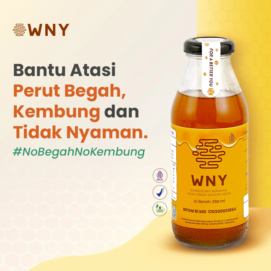 WNY (SEMUA PRODUK) | untuk yang Sering Begah, Kembung & Perut Tidak Nyaman | BPOM | HALAL