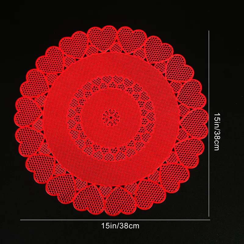Creative Hollow Placemats, Heat-resistant & Anti-slip Table Mats, Exquisite Tableware Accessories For Home & Restaurant 1
