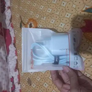 FULKOM Armor Series - Paket Charger FC300A+FK600C 38W Fast Charging USB Type A to C Kabel Braided Kuat CCC Certified