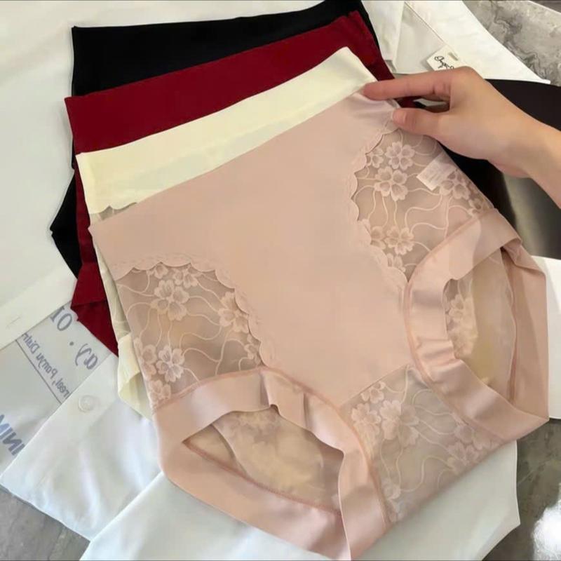 Sét 3-5 Quần lót Nữ Su Cạp Cao Su lạnh phối Ren cao cấp,ôm from sexy,đũng 2 lớp chuẩn hàng Qc _Q19