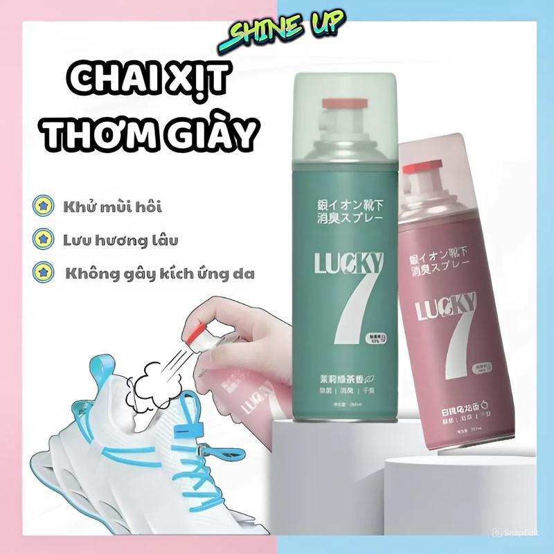 Chai Xịt Khử Mùi Giày Shine Up, Chai Xịt Thơm Giày Thể Thao Nam Nữ, Chai Xịt Khử Mùi Hôi Chân