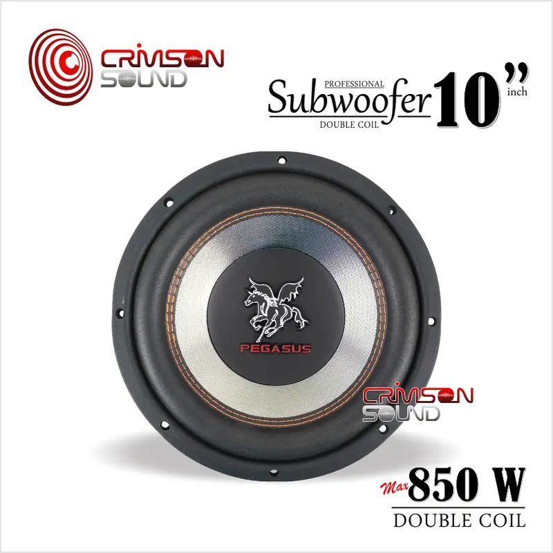 SPEAKER SUBWOOFER 10 INCH PEGASUS PG - 1035 Coil 2