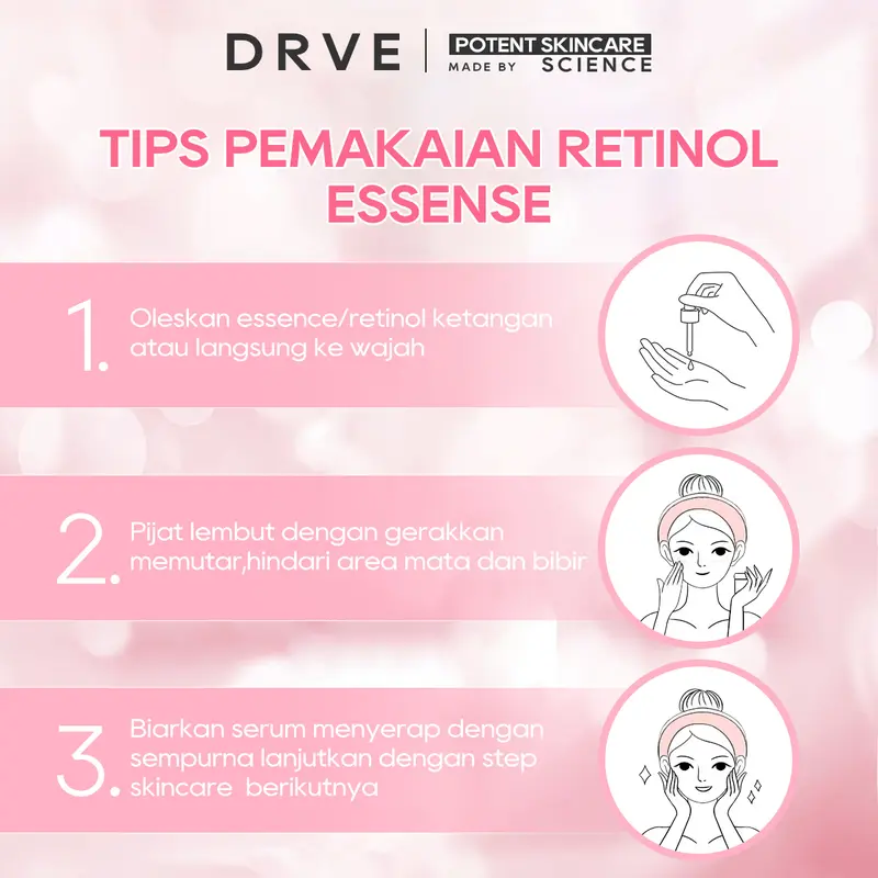 DRVE Essence Pencerah Wajah & Anti Aging - BPOM & Halal Hyaluronic Acid Essence mengandung Niacinamide 10% yg mampu Melembabkan, Mencerahkan, Anti Keriput, Cocok untuk Kulit Sensitif. Diskon Ramadan up to 70%! Perawatan Hyaluronic Hitam Kering 7