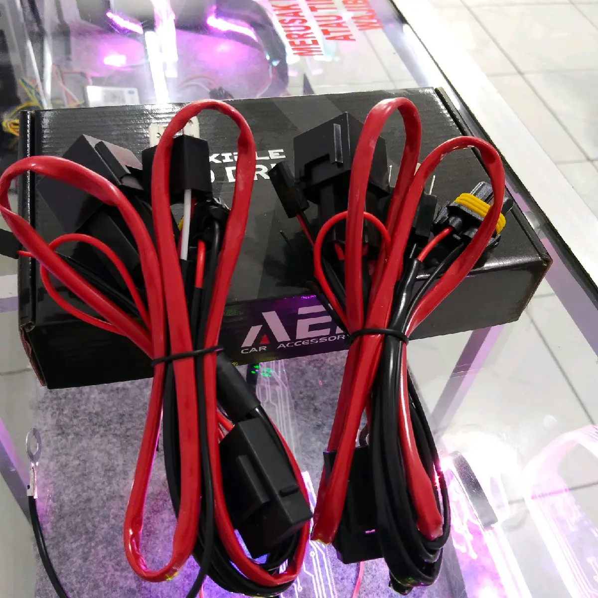Kabel rilay set biled untuk mobil dan motor