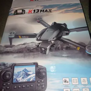 UPLU Kamera Drone 4K Ultra Hd K13 Max Dual Camera Shoot Indoor Outdoor 360 with Screen Control