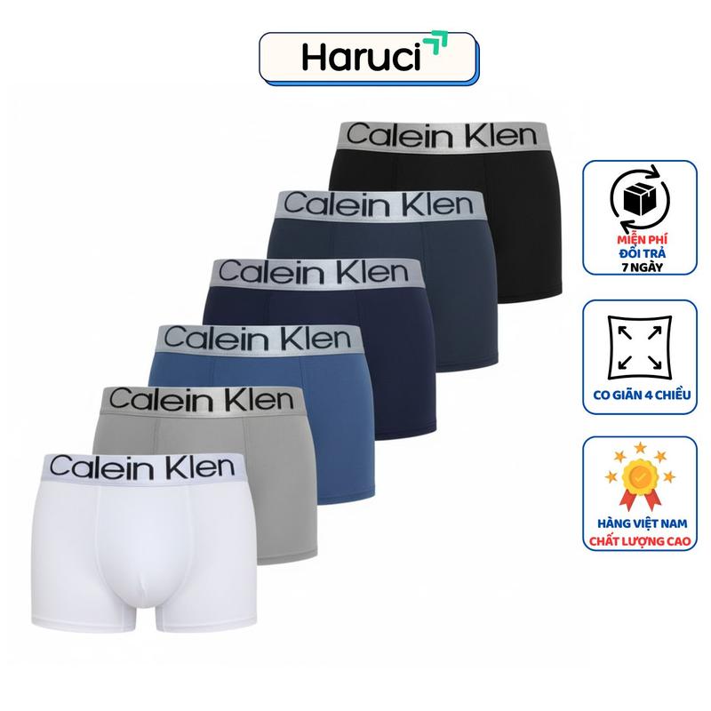 Set Quần lót nam boxer cạp bạc sang trọng chất thun lạnh co giãn 4 chiều  đùi nam mềm mịn boxer nam màu đen trắng xám xanh Menswear quần lót nam boxer  nam quần sịp 