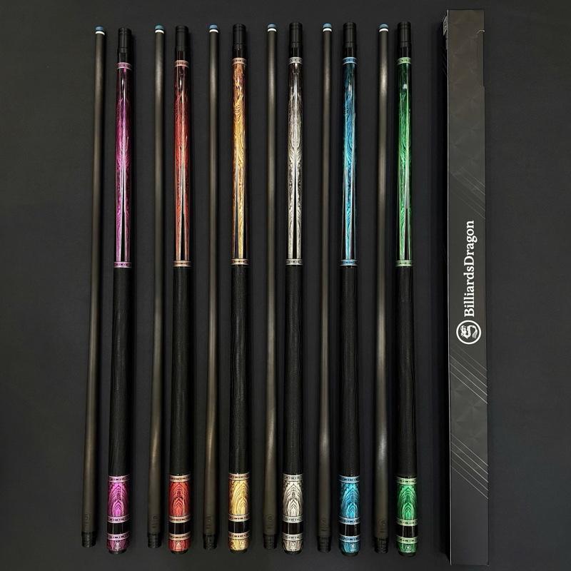  Cơ Dragon Luxury -Carbon bản mới 2025 chống hàng giả   cơ bida lỗ carbon  tặng kèm bao da-gang tay-lơ 